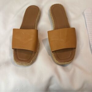 Universal Thread Brown Slide Sandals